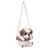 5.5" Brown and White Hanging Shih Tzu Puppy Statue