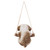 5.5" Brown and White Hanging Shih Tzu Puppy Statue