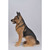 21" Brown and Black Large Sitting German Shepherd Outdoor Figurine Statue