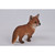 11" Brown and White Fox Pup Standing Outdoor Garden Statue