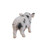 9" Pink and Black Baby Pig Outdoor Garden Figurine