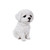 6.75" White and Black Outdoor Maltese Puppy Figurine