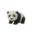 10.75" Black and White Crawling Baby Panda Outdoor Garden Figurine