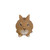 9.5" Beige and White Sitting Rabbit Figurine Statue