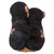 9.5" Black and Brown Chimpanzees Hugging Figurine