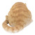 11.25" Orange and White Tabby Cat Looking Over Ledge Figurine