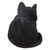 "7 Black and White Kitten Sleeping Outdoor Garden Figurine"