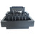 31.5" Charcoal Black Rectangular Outdoor Patio Garden Fountain