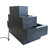 31.5" Charcoal Black Rectangular Outdoor Patio Garden Fountain