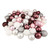 60ct Pink/Mulberry/Silver/White Shatterproof 3-Finish Christmas Ball Ornaments 2.5" (60mm)