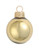40ct Gold Shiny Glass Ball Christmas Ornaments 1.5" (40mm)