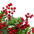 Red Berries and Two Tone Leaves Artificial Christmas Wreath - 20 inch, Unllit