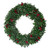 Boxwood, Holly and Cranberry Artificial Christmas Wreath - 20-Inch, Unlit