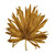 Set of 3 Gold Colored Palm Leaf Wall Decors 29.5"