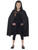 30" Black Hooded Unisex Child Halloween Cape - One Size