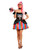 Black and Blue Day of the Dead Senorita Ombre Women Adult Halloween Costume - Small