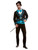 Black and Blue Day of the Dead Men Adult Halloween Costume - XL