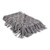 60" Gray and White Rectangular Concentric Circles Patterned Cotton Throw