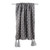 60" Gray and White Diamond Rectangular Cotton Throw