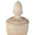18.5" Beige Medium Chester Finial Decorative Accent