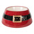 8" Red and Black Christmas Santa Belt Pet Canister