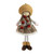 15” Standing Autumn Girl Gnome with Scarf and Pumpkin Hat Thanksgiving Figure - NORTHLIGHT NL00868 A