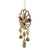 6.5" Amber Glitter Flower Gem Christmas Ornament