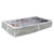 37" Gray Rectangular Fabric Shoe Storage Bin