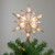 10.25" Lighted Star Christmas Tree Topper - Clear Lights