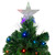 4' Pre-Lit Potted Fiber Optic Artificial Christmas Tree, Multicolor LED Lights