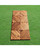 Set of 10 Brown Natural Finish 12-Diagonal Outdoor Slat Interlocking Deck Tiles 11"
