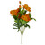 13" Orange and Green Artificial Poppy Flower Bouquet