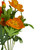 13" Orange and Green Artificial Poppy Flower Bouquet