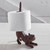 10" Brown Cat Paper Towel Holder