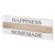 15.75" White and Black Rectangular Plaque Wall Art Decoration