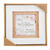 7" Square Wooden Tabletop Frame with "Mom" Design