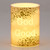 5" Gold, Pink And White "God Is Good" LED Candle