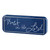 8.5" Blue and Gold Metallic Rectangular Plaque with "Trust the Lord" Design