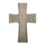 11" Medium Gray Wood Standing Cross