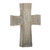 11" Medium Gray Wood Standing Cross