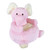20" Pink Elephant Plush Chair