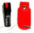 100 Defense Pepper Sprays with Red, Blue & Black Leather Key Cases - 1/2 Ounce