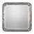 30.5” Verea Metallic Silver Square Wall Mirror