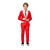 Red and White Santa Outfit Boy Child Christmas Suit - Medium