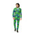Green and Blue Juicy Jungle Plant Printed Men Adult All Year Suit - Extra Large