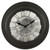 Pack of 4 Black and Silver Gear Design Wall Clocks 11.5"