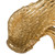 Set of 2 Gold Vintage Style Wine Holders 5.75"