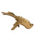 Set of 2 Gold Vintage Style Wine Holders 5.75"