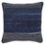 20" Blue and White Stripe Down Square Throw Pillow