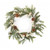 Set of 4 Artificial White Berries,Cones and Pine Plastic Wreath 25"